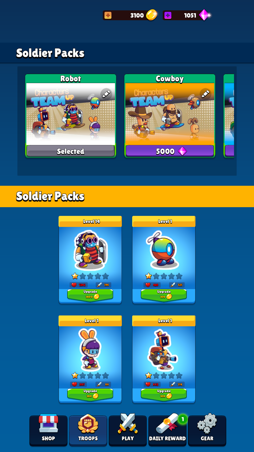 Cog Wars gameplay screenshot
