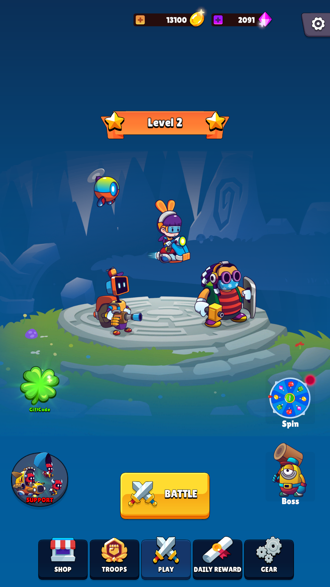 Cog Wars gameplay screenshot